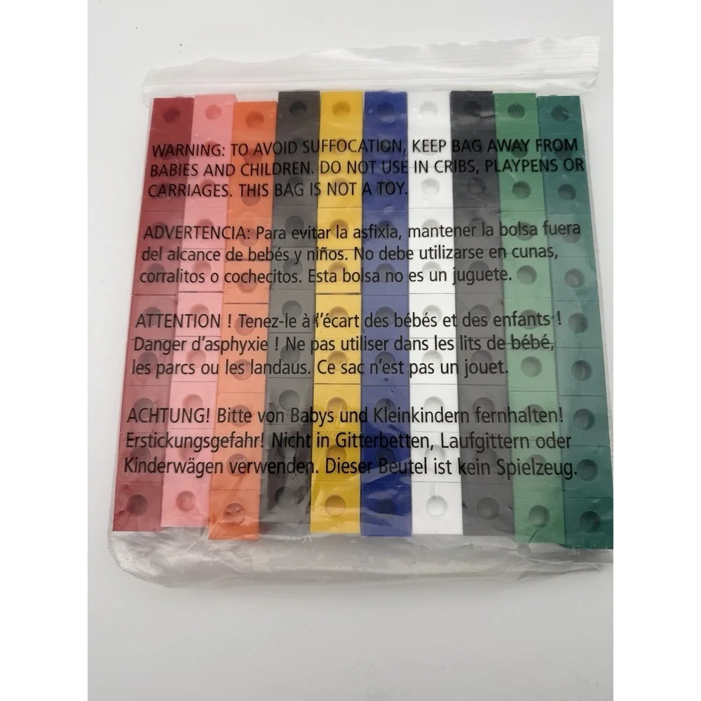 100 Educational hand2mind Snap Cubes Linking‎ Plastic Color Math Manipulative